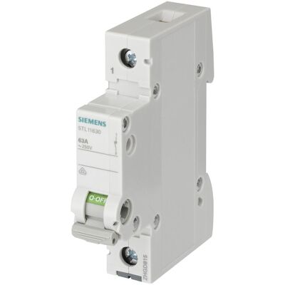 Siemens Schalter - 125A, 1-polig, Grau - Industrie & Infrastruktur Siemens Schalter - 125A, 1-polig, Grau - Industrie & Infrastruktur