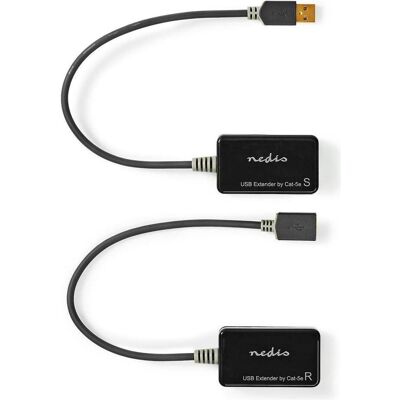 Nedis USB-Extender USB 1.1 1x RJ45 Female 1x USB-A Buchse 1x USB-A Stecker 1x RJ45 Female 50 m 12 Mb (0.20 m, USB 1.1), USB Kabel Nedis USB-Extender USB 1.1 1x RJ45 Female 1x USB-A Buchse 1x USB-A Stecker 1x RJ45 Female 50 m 12 Mb (0.20 m, USB 1.1), USB Kabel