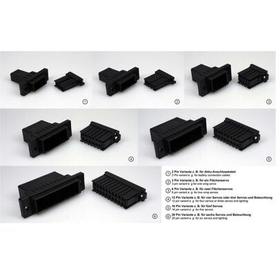 Hacker click connect Multipin-Verbinder 16 Pins 0,2 - 0,5 mm² Hacker click connect Multipin-Verbinder 16 Pins 0,2 - 0,5 mm²