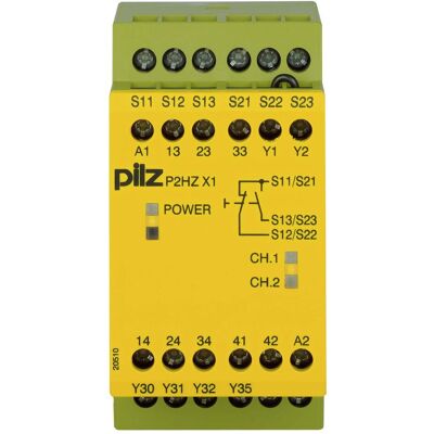 Pilz 774434 P2HZ X1 110VAC 3n/o 1n/c, Relais Pilz 774434 P2HZ X1 110VAC 3n/o 1n/c, Relais