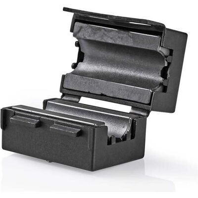 Nedis Ferritfilter 6.50 mm ABS Schwarz 25 Stück Box, Induktor Nedis Ferritfilter 6.50 mm ABS Schwarz 25 Stück Box, Induktor