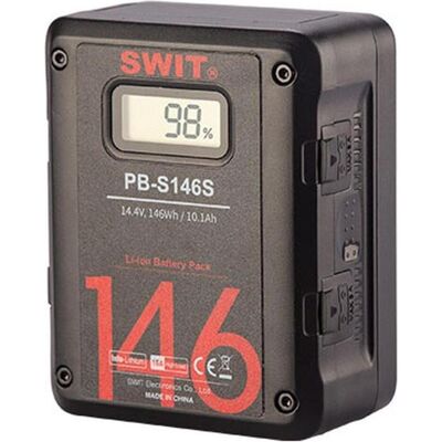 Swit PB-S98S - V-Mount Multi Socket Li-Ionen Akku 14.4V 146Wh 10.100mAh digitale (200 W), PC Netzteil Swit PB-S98S - V-Mount Multi Socket Li-Ionen Akku 14.4V 146Wh 10.100mAh digitale (200 W), PC Netzteil