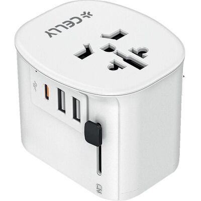 Celly MULTIPLUG-Reiseladegerät 30 W - charger Celly MULTIPLUG-Reiseladegerät 30 W - charger