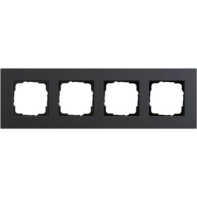 Gira Modell 0214226 Rahmen 4f anthrazit Esprit - Für Unterputz-Installation geeignet Gira Modell 0214226 Rahmen 4f anthrazit Esprit - Für Unterputz-Installation geeignet