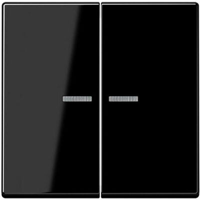 JUNG, Zubehör Schalterprogramm, Wippe 2t Schalter A sw glz Lichtausl A595KO5SW JUNG, Zubehör Schalterprogramm, Wippe 2t Schalter A sw glz Lichtausl A595KO5SW