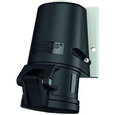 Mennekes 1344 Wanddose - 16A, 4-pol, IP44 Mennekes 1344 Wanddose - 16A, 4-pol, IP44
