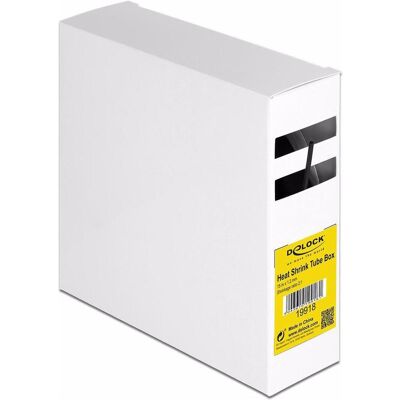 Delock, Schrumpfschlauch, Schrumpfschlauch 15m x 1,2mm Schwarz (1x) Delock, Schrumpfschlauch, Schrumpfschlauch 15m x 1,2mm Schwarz (1x)