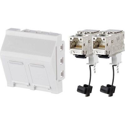 GGK, Steckdose, 65 KeystoneAdapter 2Ports GGK, Steckdose, 65 KeystoneAdapter 2Ports