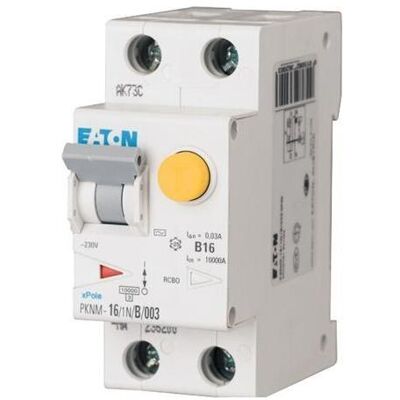 Eaton, Schutzschalter, Residual current circuit breaker PKNM-10/1N/B/003-A 2P 10A B 0.03A type A - 236072 Eaton, Schutzschalter, Residual current circuit breaker PKNM-10/1N/B/003-A 2P 10A B 0.03A type A - 236072