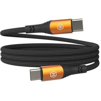 Eaton Hammer USB-C – USB-C-Kabel 5A 100W 1m (482 Mbit/s), SCHWARZ (1 m, 100 W), USB Kabel Eaton Hammer USB-C – USB-C-Kabel 5A 100W 1m (482 Mbit/s), SCHWARZ (1 m, 100 W), USB Kabel