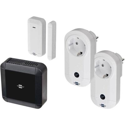 Brennenstuhl BrematicPro Starterkit, Schalter + Taster, Weiss, Schwarz Brennenstuhl BrematicPro Starterkit, Schalter + Taster, Weiss, Schwarz