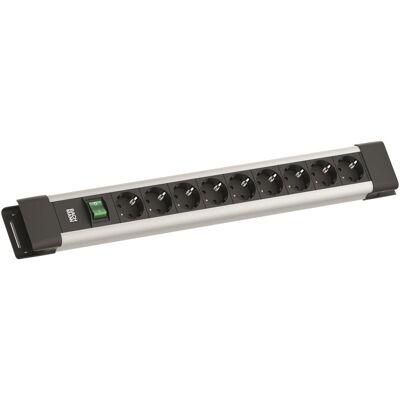 Bachmann, Steckdosenleiste, CONNECTUS 9xCEE7/3, 1xSchalter 2,0m CEE7/7 Grau (9x, CEE 7/3, 2 m) Bachmann, Steckdosenleiste, CONNECTUS 9xCEE7/3, 1xSchalter 2,0m CEE7/7 Grau (9x, CEE 7/3, 2 m)