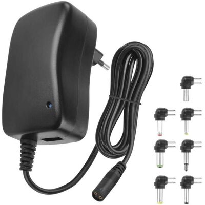 Emos USB Netzteil 1000 mA, universal, schaltend + Adapterstecker (10 W, 1 Port), USB Ladegerät, Schwarz Emos USB Netzteil 1000 mA, universal, schaltend + Adapterstecker (10 W, 1 Port), USB Ladegerät, Schwarz