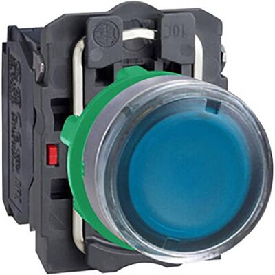 Schneider Electric Leuchtdrucktaster, kompl, Kunststoff, XB5AW36B5C0, Schalter + Taster, Blau Schneider Electric Leuchtdrucktaster, kompl, Kunststoff, XB5AW36B5C0, Schalter + Taster, Blau