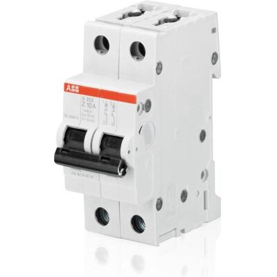 ABB, Schutzschalter, Sicherungsautomat S200 20A 2-P Typ B 6kA ABB, Schutzschalter, Sicherungsautomat S200 20A 2-P Typ B 6kA
