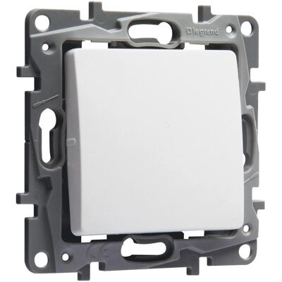 Legrand Niloe Wechselschalter 10AX 664501 mit Steckklemmen und Spreizkrallen, Schalter + Taster, Weiss Legrand Niloe Wechselschalter 10AX 664501 mit Steckklemmen und Spreizkrallen, Schalter + Taster, Weiss