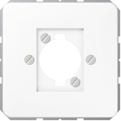 JUNG, Zubehör Schalterprogramm, Einsatz XLR 1f CD aws glz Schraubbef CD568WW JUNG, Zubehör Schalterprogramm, Einsatz XLR 1f CD aws glz Schraubbef CD568WW