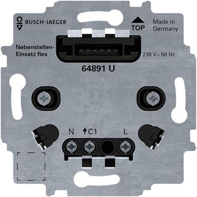 Busch-Jaeger, Zubehör Gebäudesicherheit, BJ 64891 U Nebenstellen-Einsatz flex Busch-Jaeger, Zubehör Gebäudesicherheit, BJ 64891 U Nebenstellen-Einsatz flex