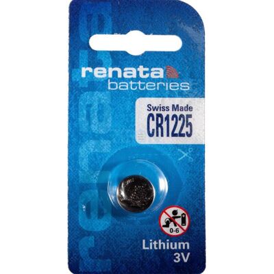Renata CR1225 Batterie - Kompakte Lithium-Knopfzelle - 3V, 48mAh Renata CR1225 Batterie - Kompakte Lithium-Knopfzelle - 3V, 48mAh
