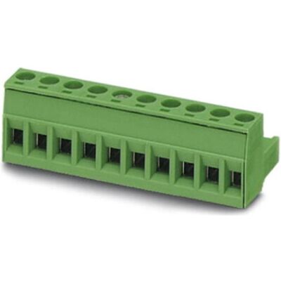 Contact Phoenix Steckerteil Combicon 12A/250V 5.08 18-pol MSTB 2, Elektronikkabel + Stecker, Grün Contact Phoenix Steckerteil Combicon 12A/250V 5.08 18-pol MSTB 2, Elektronikkabel + Stecker, Grün