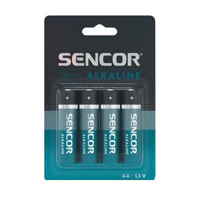 Sencor Einmal alkalisch Batterie AA, 4-pack (4 Stk., AA), Batterien + Akkus Sencor Einmal alkalisch Batterie AA, 4-pack (4 Stk., AA), Batterien + Akkus