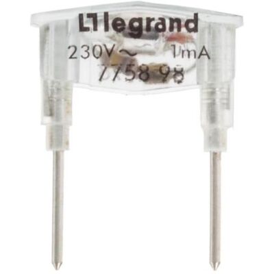 Legrand PRO21 Glimmlampe 775898 21 230V 1,0mA orange, Schalter + Taster, Orange Legrand PRO21 Glimmlampe 775898 21 230V 1,0mA orange, Schalter + Taster, Orange