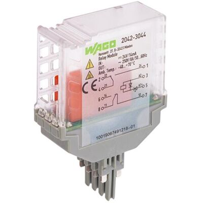 Wago Relaismodul, Elektronikzubehör + Gehäuse, Grau, Transparent Wago Relaismodul, Elektronikzubehör + Gehäuse, Grau, Transparent