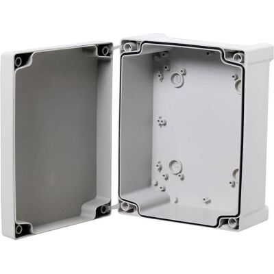 Fibox Gehäuse ABS grauer Deckel 240x191x107mm (Gehäuse), Elektronikzubehör + Gehäuse, Grau Fibox Gehäuse ABS grauer Deckel 240x191x107mm (Gehäuse), Elektronikzubehör + Gehäuse, Grau