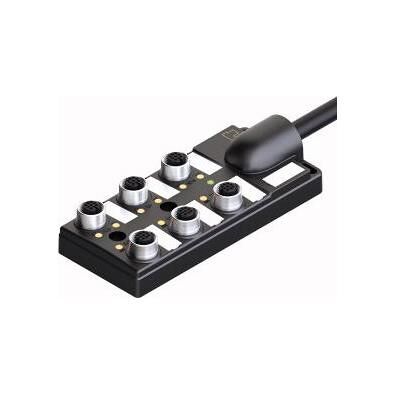 Turck Aktuator-/Sensor-Verteiler (2 m), Stromkabel, Schwarz Turck Aktuator-/Sensor-Verteiler (2 m), Stromkabel, Schwarz