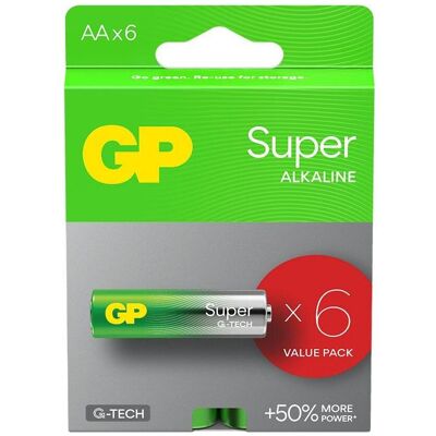 Blow Batteries Super Alkaline AA 1.5v 6pce (6 Stk., AA), Batterien + Akkus Blow Batteries Super Alkaline AA 1.5v 6pce (6 Stk., AA), Batterien + Akkus