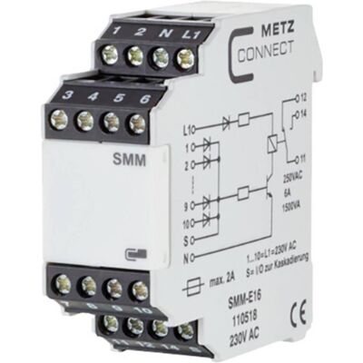 Metz Connect Signalmodule SMM-E16 - Unterstützt 10 Eingänge - 230VAC Metz Connect Signalmodule SMM-E16 - Unterstützt 10 Eingänge - 230VAC