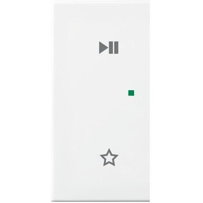 Busch-Jaeger, Zubehör Schalterprogramm, 6237-21-914 Wippe/L 2-fach,Play/Pause 2CKA006220A0753 Busch-Jaeger, Zubehör Schalterprogramm, 6237-21-914 Wippe/L 2-fach,Play/Pause 2CKA006220A0753