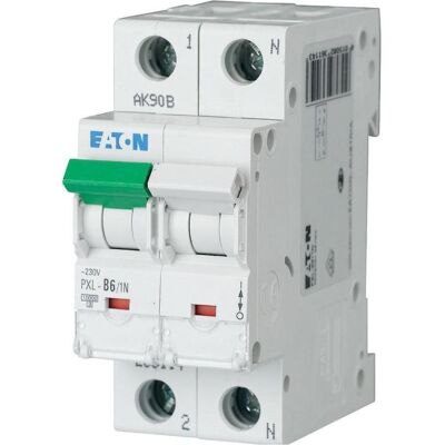 Eaton, Schutzschalter, Moe Pxl-C6/1n Leitungsschutzschalter 6a Eaton, Schutzschalter, Moe Pxl-C6/1n Leitungsschutzschalter 6a