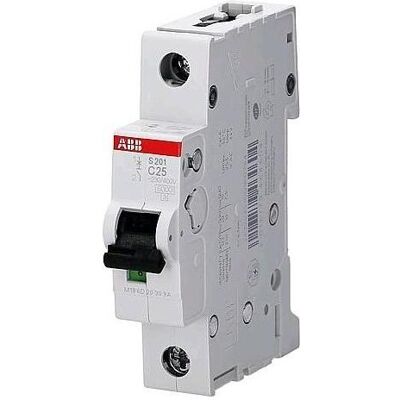 ABB - S 201C 25 - 25A - Sicherungsautomat ABB - S 201C 25 - 25A - Sicherungsautomat
