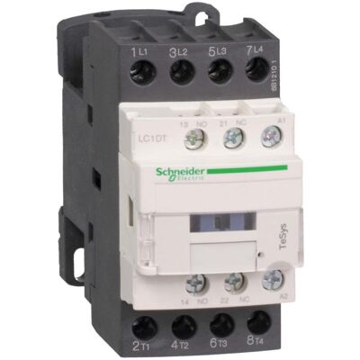 Schneider Electric Spuln-Schütz 4polig NO,40A,24VDC,AC1, Relais Schneider Electric Spuln-Schütz 4polig NO,40A,24VDC,AC1, Relais