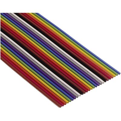 3M 3302/10 100 SF Flachbandkabel Rastermass: 1.27 mm 10 x 0.08 mm² Bunt Meterware, Elektronikkabel + Stecker, Mehrfarbig 3M 3302/10 100 SF Flachbandkabel Rastermass: 1.27 mm 10 x 0.08 mm² Bunt Meterware, Elektronikkabel + Stecker, Mehrfarbig
