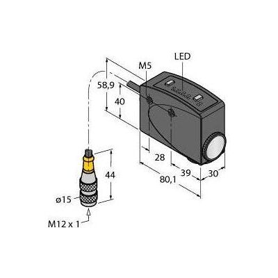 Turck Opto Sensor Winkellichttaster Farbmarkensensor R58BPCRGB1Q, Elektronikmodul Turck Opto Sensor Winkellichttaster Farbmarkensensor R58BPCRGB1Q, Elektronikmodul
