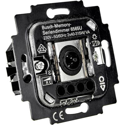 Busch-Jaeger 6565 U Dimmer - Phasenabschnitt, 2 Kanäle Busch-Jaeger 6565 U Dimmer - Phasenabschnitt, 2 Kanäle