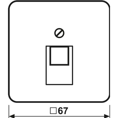JUNG, Zubehör Schalterprogramm, Einsatz UAE/IAE 1f CD sw glz Schraubbef CD569-1UASW JUNG, Zubehör Schalterprogramm, Einsatz UAE/IAE 1f CD sw glz Schraubbef CD569-1UASW