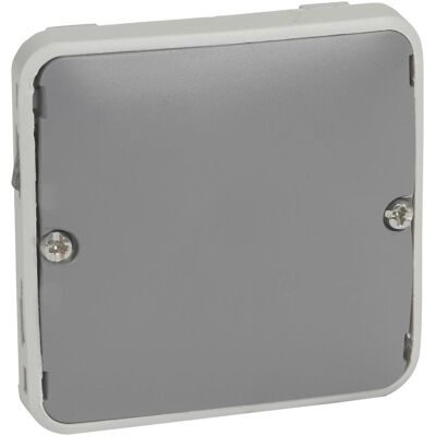 Legrand, Zubehör Schalterprogramm, Plexo55 Modular Blindabdeckung Feuchtraum grau 069537 Legrand, Zubehör Schalterprogramm, Plexo55 Modular Blindabdeckung Feuchtraum grau 069537