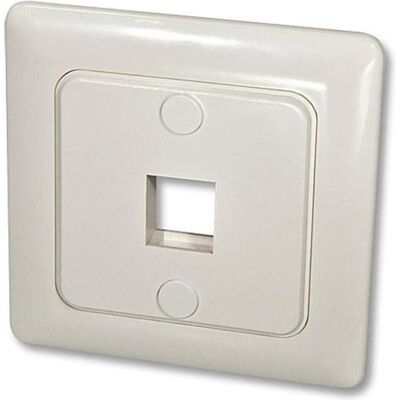 Lindy Zubehör Schalterprogramm, Wandanschlussdose f.1 Keystone Wanddose DE mit Abdeckung 80x80 Lindy Zubehör Schalterprogramm, Wandanschlussdose f.1 Keystone Wanddose DE mit Abdeckung 80x80