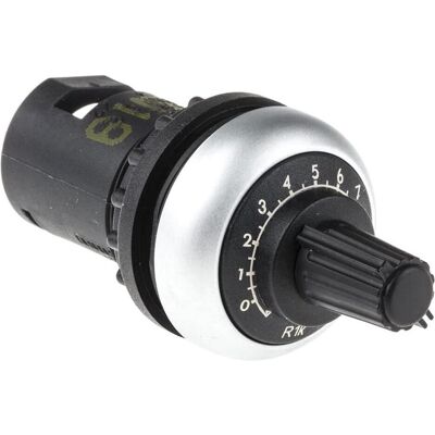 Eaton M22-R1K Potentiometer - IP66 - Klassisches Design - 1kΩ Eaton M22-R1K Potentiometer - IP66 - Klassisches Design - 1kΩ