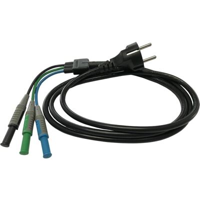 Benning, Messleitung, 10220313 Messleitung blau, grün, schwarz mit Schukostecker für IT 105 Benning, Messleitung, 10220313 Messleitung blau, grün, schwarz mit Schukostecker für IT 105