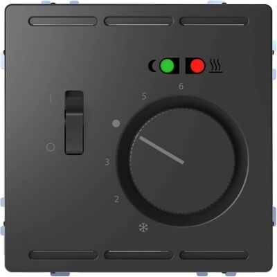 Merten MEG5764-6034 - Fußbodentemperaturregler 230V, Anthrazit, PID Steuerung Merten MEG5764-6034 - Fußbodentemperaturregler 230V, Anthrazit, PID Steuerung