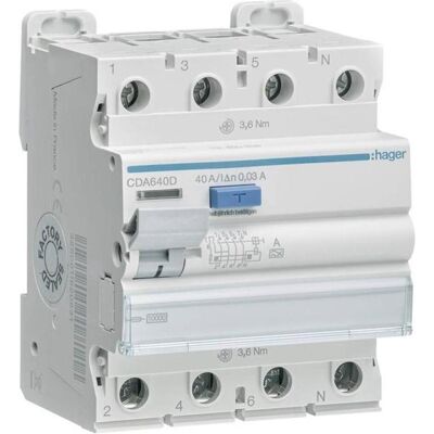 Hager, Schutzschalter, CDA640D Hager, Schutzschalter, CDA640D