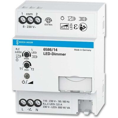 Busch-Jaeger Modell 6586/14 Phasenabschnitt-Dimmer - Universal Busch-Jaeger Modell 6586/14 Phasenabschnitt-Dimmer - Universal