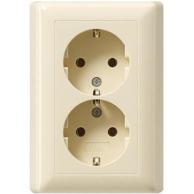 Gira 078801 Doppel-SCHUKO-Steckdose - Steckdose Gira 078801 Doppel-SCHUKO-Steckdose - Steckdose