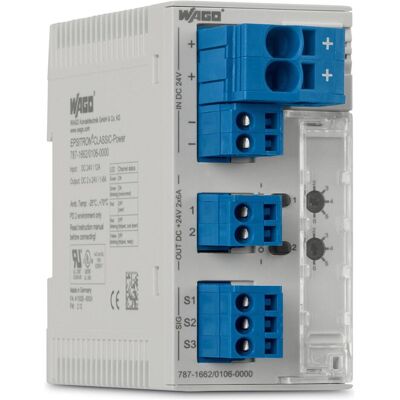 Wago Elektronischer SchutzschalterEPSITRON 2-kanalig 787-1662/004-1000, Relais Wago Elektronischer SchutzschalterEPSITRON 2-kanalig 787-1662/004-1000, Relais