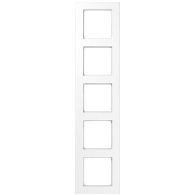 JUNG, Zubehör Schalterprogramm, Rahmen 5-fach waage/senkrecht A 5585 BF WW JUNG, Zubehör Schalterprogramm, Rahmen 5-fach waage/senkrecht A 5585 BF WW