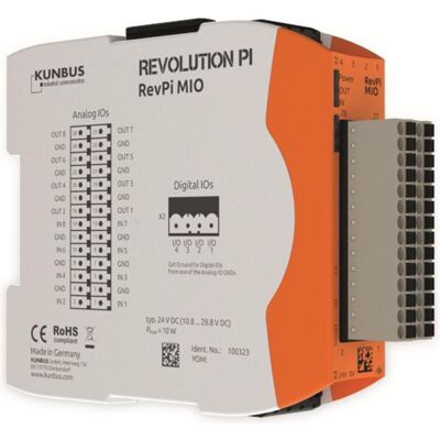 Kunbus Erweiterungsmodul RevPi MIO, Automatisierung Kunbus Erweiterungsmodul RevPi MIO, Automatisierung
